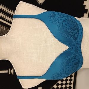 💎EUC Victoria's Secret Body by Victoria Lined Demi Convertible T-Shirt Soft, 34